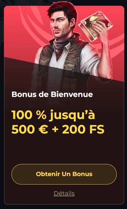 Pack de bienvenue Boomerang Casino